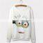 Novelty Design Minion Hoodies Crewneck Sweatshirt Women Long Sleeves Cartoon Printed Tops