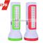4V/0.8Ah Battery 18+1W Rechargeable LED Flashlight--Red&Green