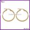 Gold Plated Surgical Steel Body Jewerly Piercing Hoop Earrings