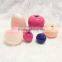 Nice pink color fruit shape plastic cosmetic bottle