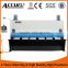 16X6000mm Accurl Brand hydraulic cnc guillotine plate shearing machine