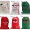 Monogram Canvas Santa Sack with red drawstring