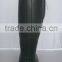 (CH-2589) new design knee high Olive men rubber boots work boots clear rain boot