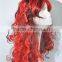 Cartoon cosplay witch wig kinky curls with multi color wig for show N361