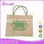 reusable jute shopping bag