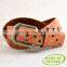 New tan heavy hide rugged style leather belt for men