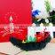 new design 3d pop up christmas candle greeting card for new year