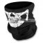 Skull Multi Purpose Head Wear Hat Scarf Face Mask / ski face mask / Windproof Black Half Face Mask