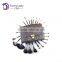 Fashionable silver snakeskin 26pcs makeup brush set