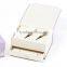 Elegant purple paper jewelry box with magnet closure