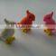 promotional children toy 3D animal parrot shape eraser