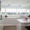 2016 PVC MDF kitchen cabinet with high glass door