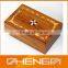 High quality custom made-in-china brown wooden wine gift box with LOGO (ZDS-SE124)