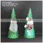 Christmas Acrylic Tree and Santa and Snowman With RGB Led Light, Battery Operated