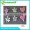 star and heart shape memo clip,wooden clip for children gift