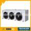 CO2 refrigerator evaporator coil water defrost