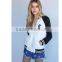 White with black arms sexy girls varsity jackets hot