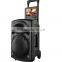 Professional trolley portable bluetooth speaker with screen