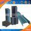 Wooden grain aluminium extrusion / aluminium white powder coating / powder coated aluminium used for outdoor structure