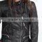 2017 Euro style women lamb nappa biker jacket