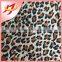 2016 new arrival fashion fabric 92 polyester 8 spandex leopard print fabric leopard print fabric for girl's garments