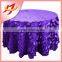 wholesale poly round petal taffeta wedding table cloth