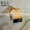 BAOGELI 12133 Buy direct from china factory wall mounted for bathroom set gold fishing with lid toilet paper dispenser