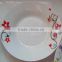 linyi and qingdao company supply 9"porcelain soup plate