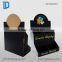 2 tiers counter top display cardboard table display stand with solts