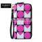 zipper ladies long purse leather clutch for coin and cell phone