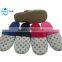 OEM Lady hot printing jersey cheap soft home room slipper