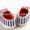 canvas baby shoes new style red fashion baby kids toddler shoes