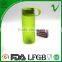 Food grade empty round customized 400ml water bottle PCTG