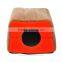 Pawhut Cream Orange 2 in 1 Pet Bed Cat House Sofa