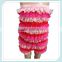 Cute Colorful Baby Strapless Lace Ruffles Petti Rompers Baby Girls Cheap Rompers Lace Ruffles Rompers With Bows Sleeping Wear