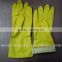 Flock lined safety rubber gloves
