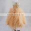 FG6 Real Sample Pictures Puffy Tulle Skirt Gold Flower Baby Girls Long Children Wedding Dresses