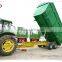 Truck Traile Use and CE Certification Farm Back Dump Trailer For Tractor