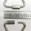 Rigging Hardware Stainless Steel Triangle nickel Plated Delta Shaped Quick Link For Wire Rope