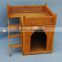 FSC wooden pet dog house for wholesale in China
