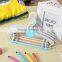 Pack of 5 Colorful Plastic Coat Hanger With Pants /Skirt Hooks With Cartoon Type