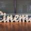 illuminated metal letters for wedding