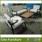 Aluminum frame high quality furniture garden sofa set with coffee table