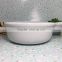 High Quality Stocked White ceramic sauce boat with handle