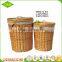 Countryside Style Hotel Rattan Laundry Basket with Lids