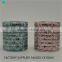 crackle glass votive candle holders