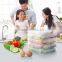 2017 new products transparent plastic food storage box food storage preserving box