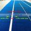 Hard wearing synthetic gym flooring sled track