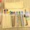 High quality low price most weclomed rolled up pencil case /pencil pouch