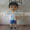 Small yellow bag boy cartoon mascot costume